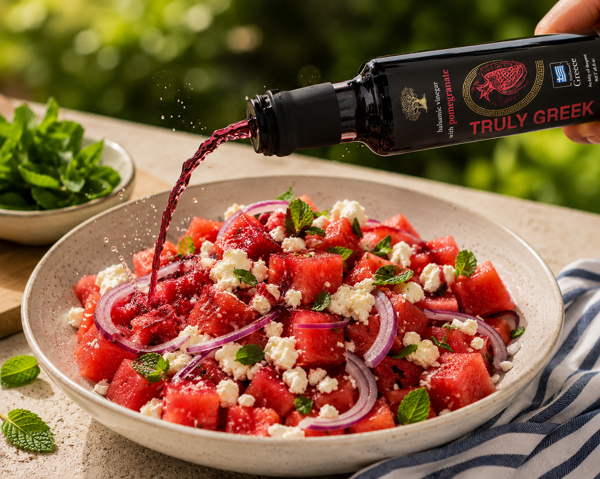 TRULY GREEK Pomegranate Balsamic Vinegar