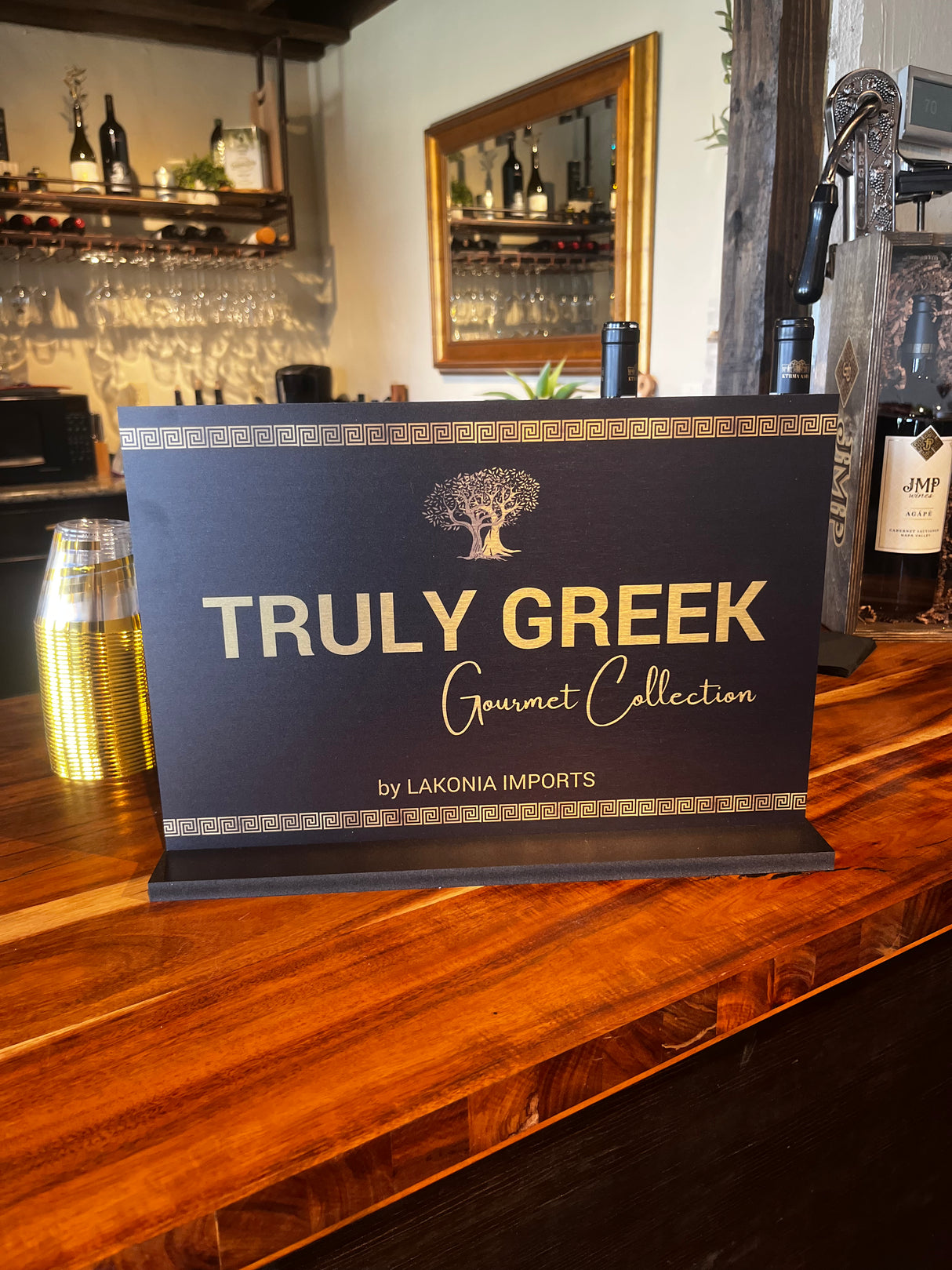 TRULY GREEK Gourmet Collection Sign