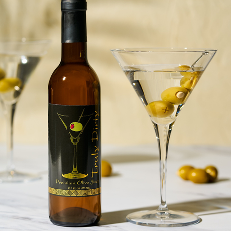 TRULY GREEK Premium Olive Juice – Perfect for Dirty Martinis & Cocktails