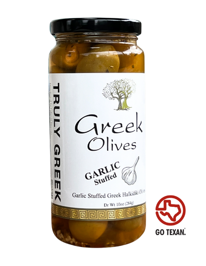 Garlic Stuffed Greek Olives