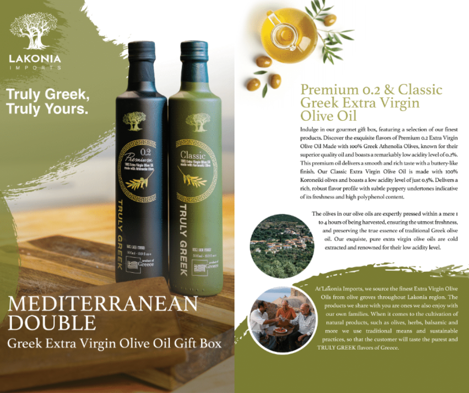 TRULY GREEK Mediterranean Double Gift Box
