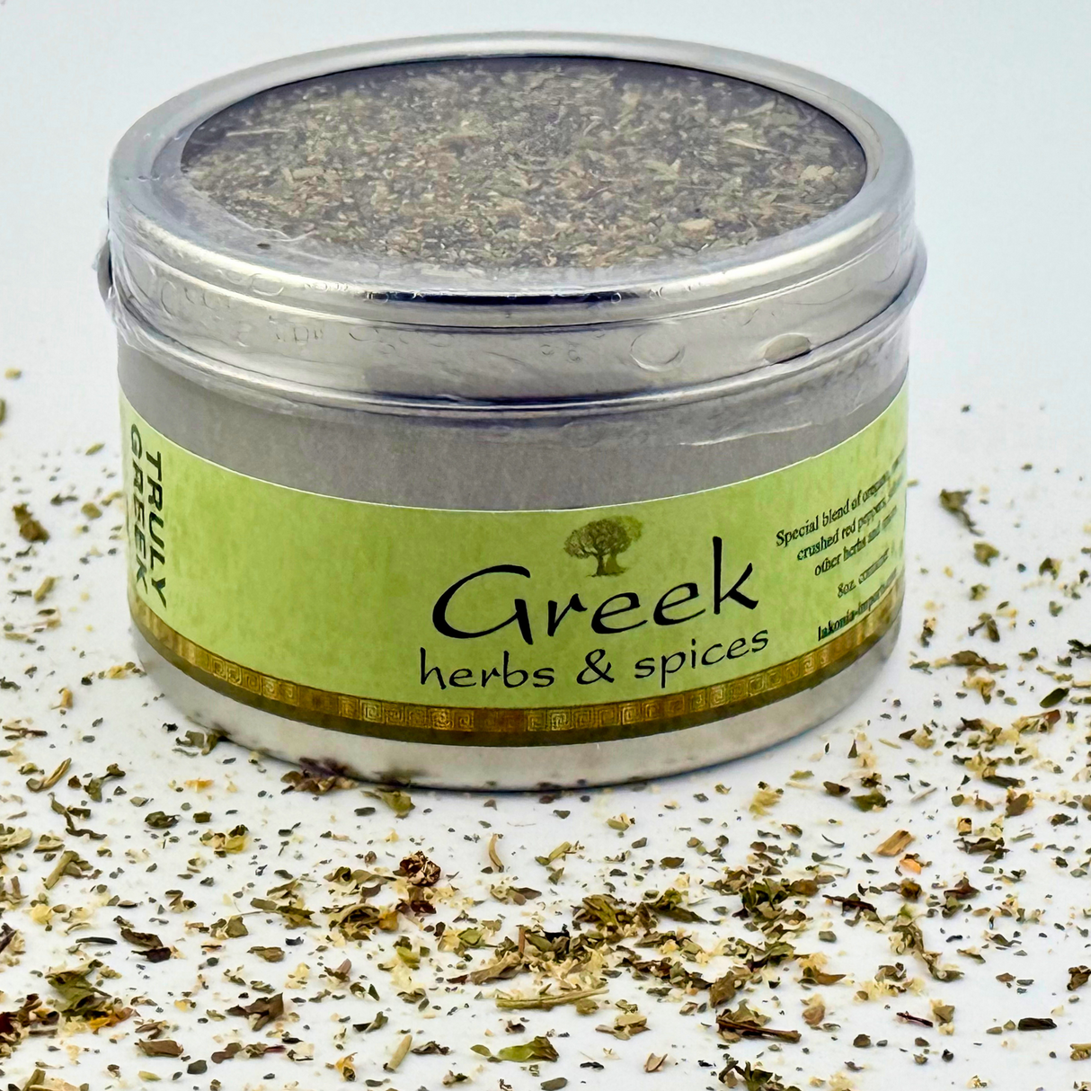 Greek Herbs & Spices Pinch Tin